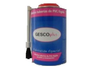 SAN. JG -   Adhesivo PVC 1KG con pincel Gescoplus 